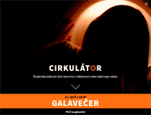 Tablet Screenshot of cirkulator.eu